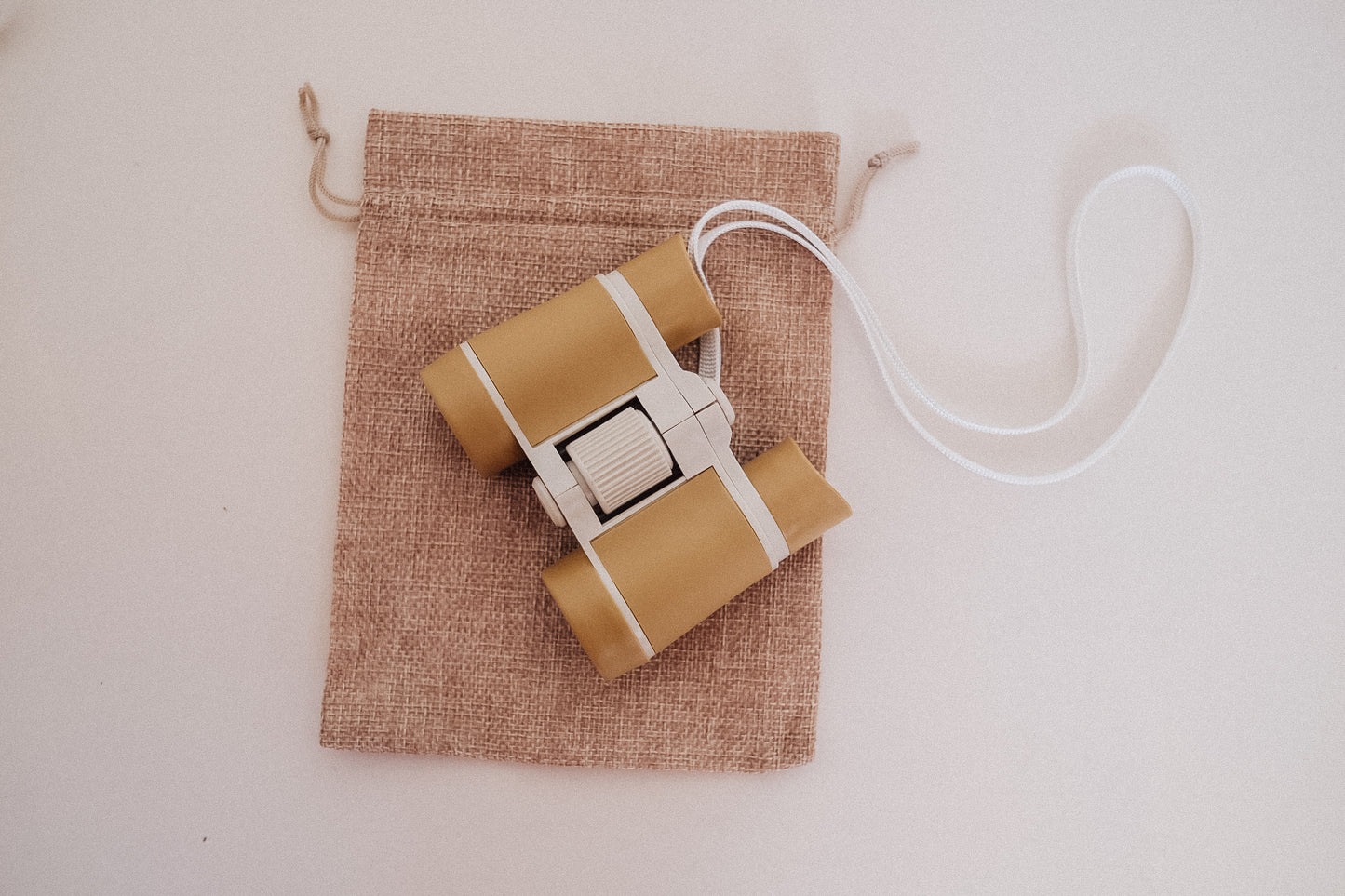 Outdoor adventure mini binoculars - -mustard