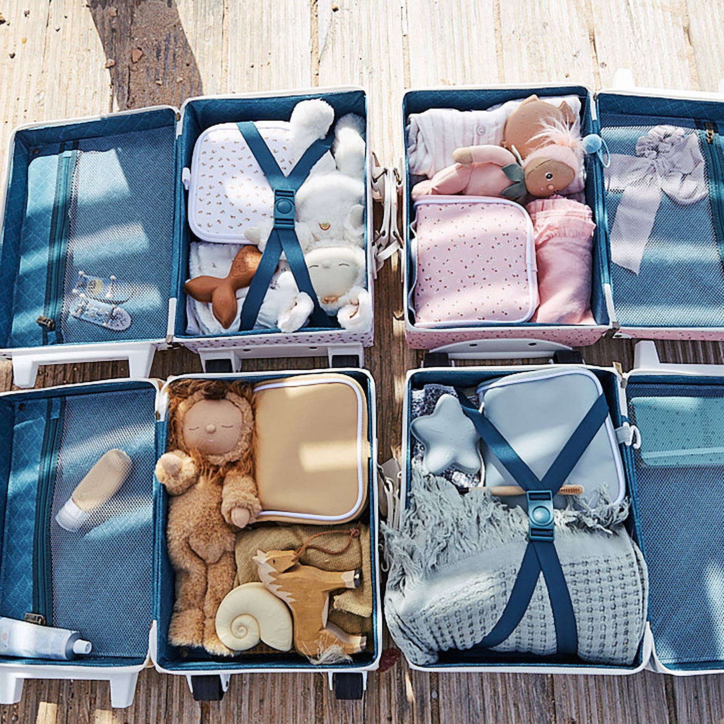 See-Ya Suitcase – Steel Blue