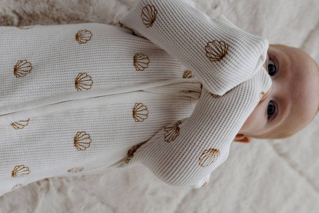 Shell Waffle Zip Suit
