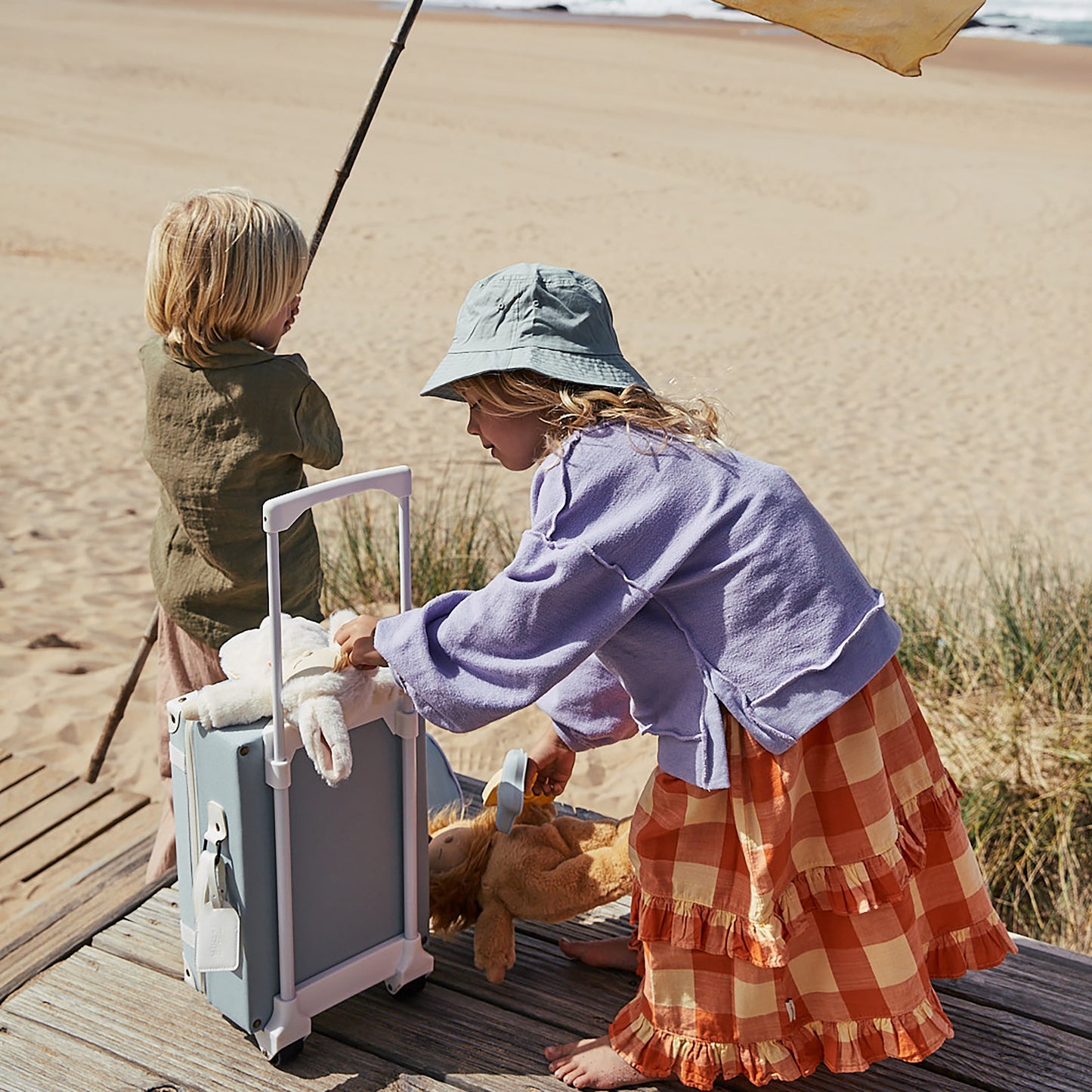 See-Ya Suitcase – Steel Blue