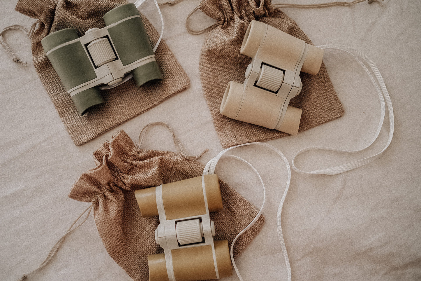 Outdoor adventure mini binoculars _ natural