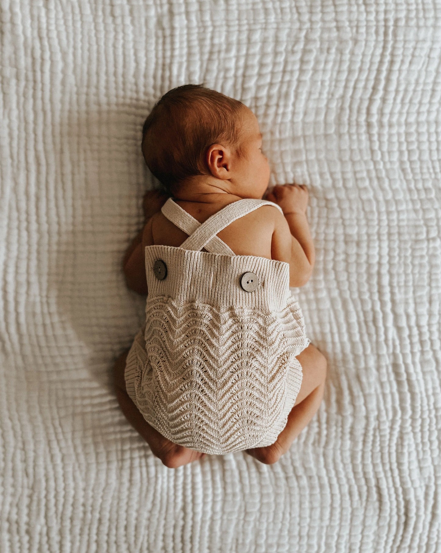 Wave Knit Bodysuit - Oat