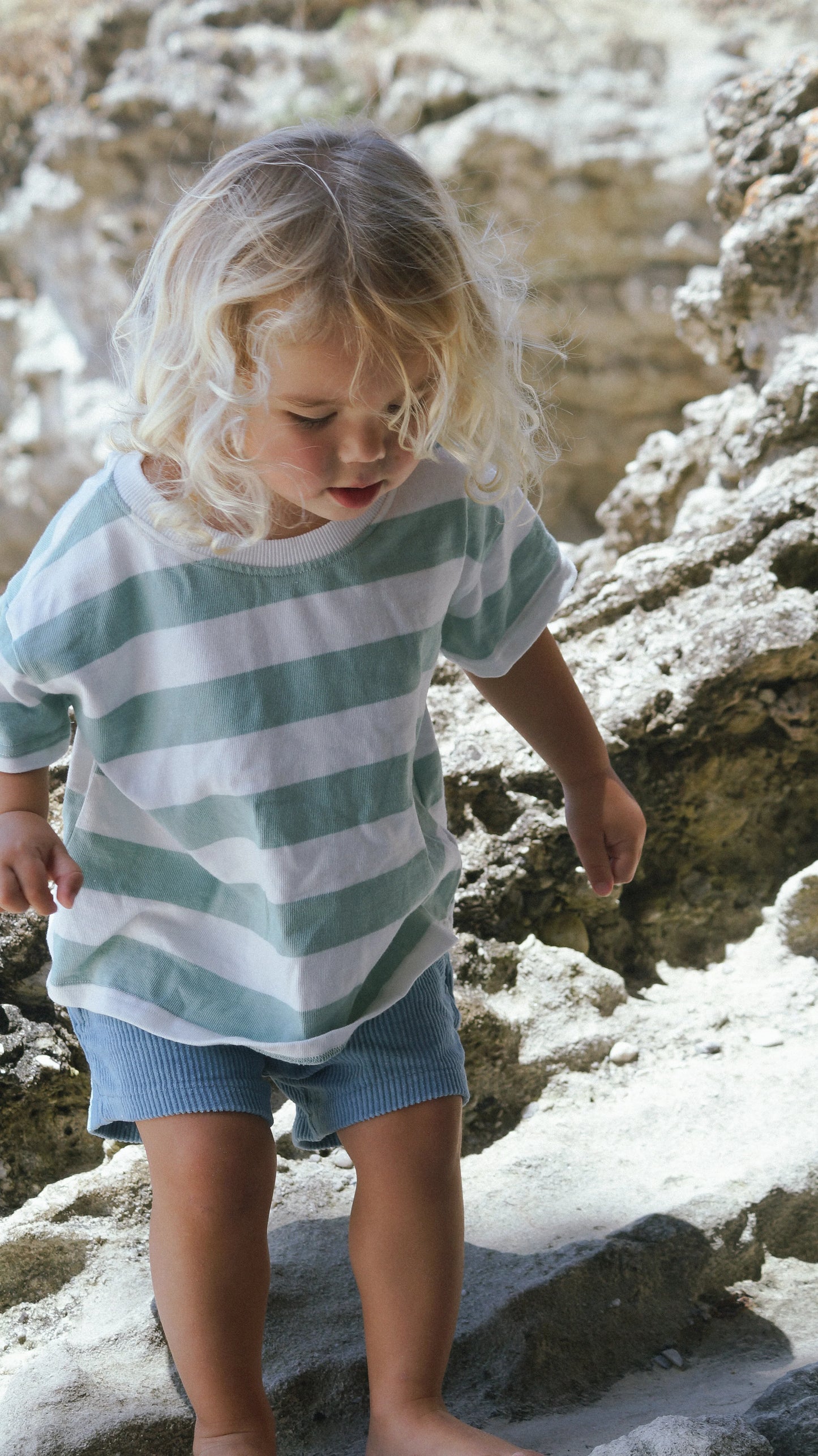 Turchese Stripe Set