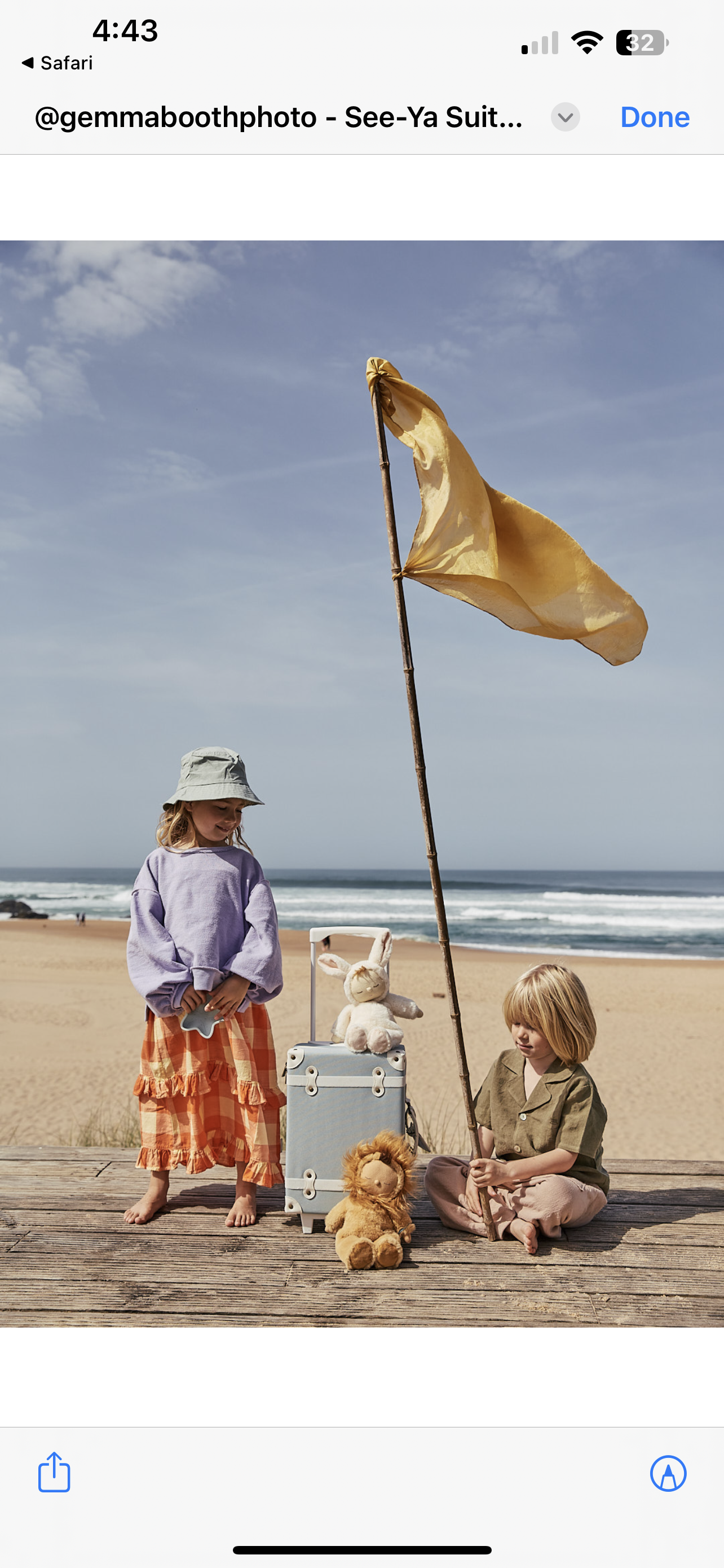 See-Ya Suitcase – Steel Blue