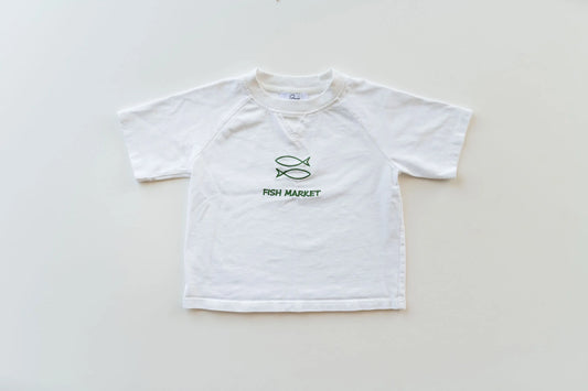 Fish Market Graphic Boxy Tee