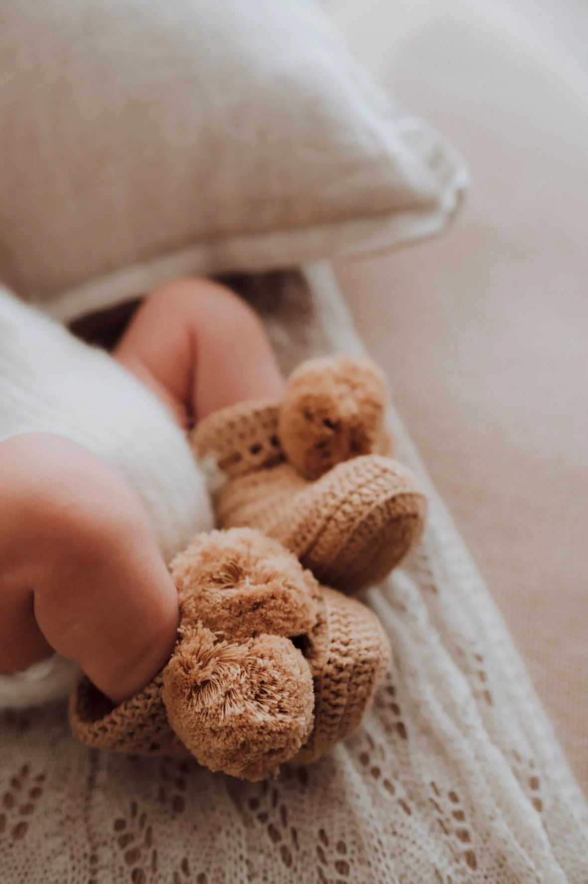 My First Beanie & Booties Set - Coco