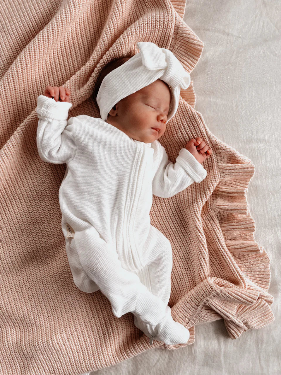 My First Topknot - Powder White