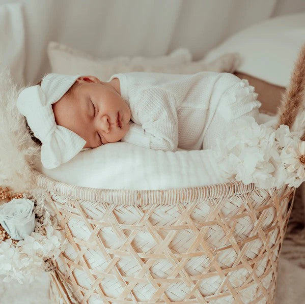 My First Topknot - Powder White