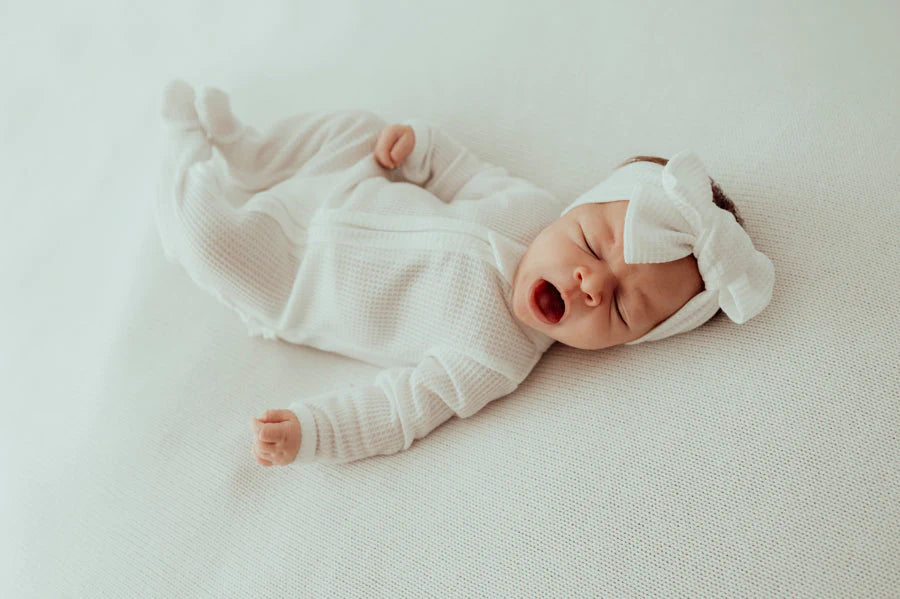 My First Topknot - Powder White