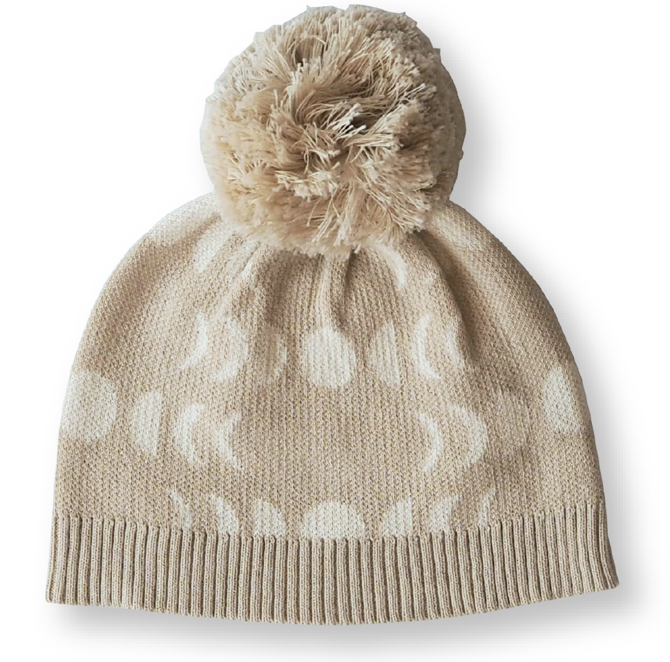 Lunar pom pom beanie