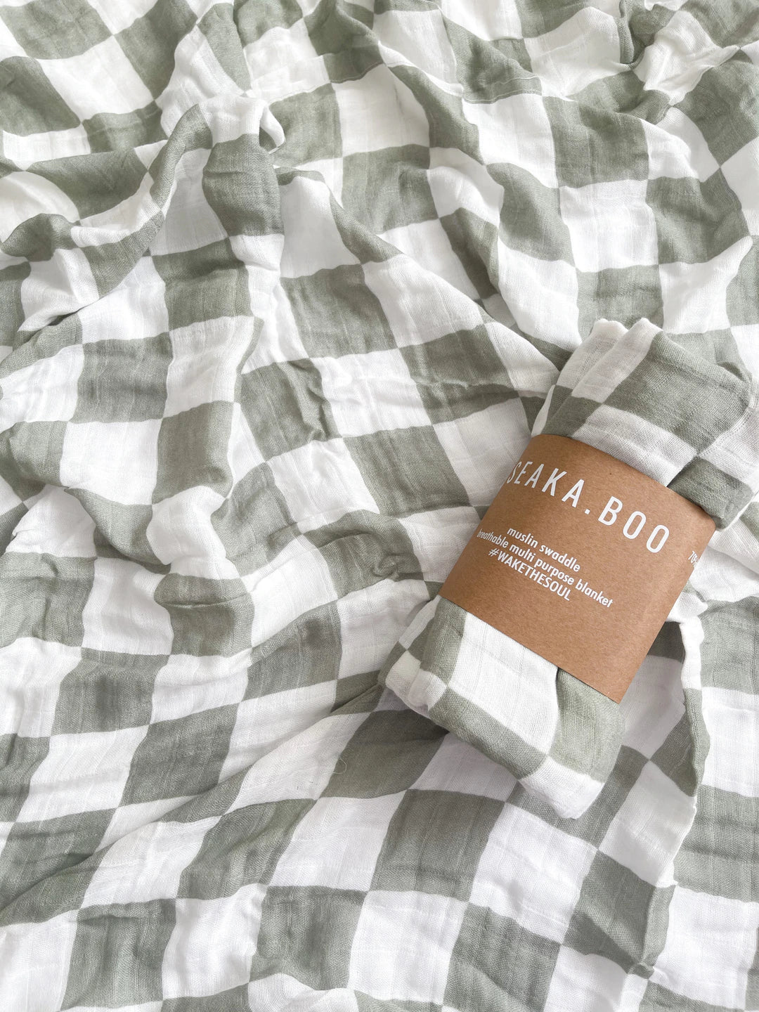 Bamboo/cotton wrap- tillie check