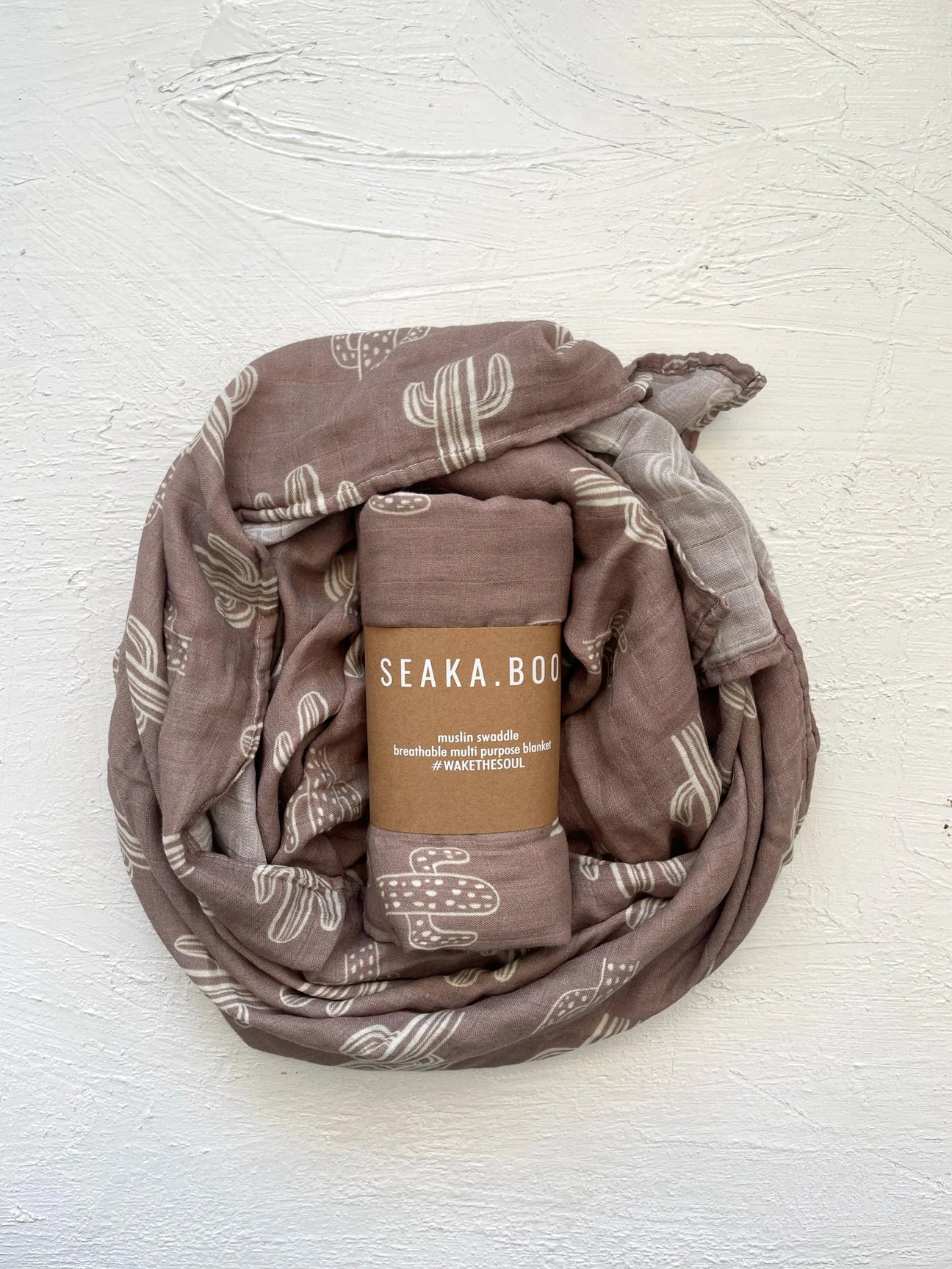 WRAP ~ Bamboo/Cotton ~ Desert Cactus ~ Chocolate