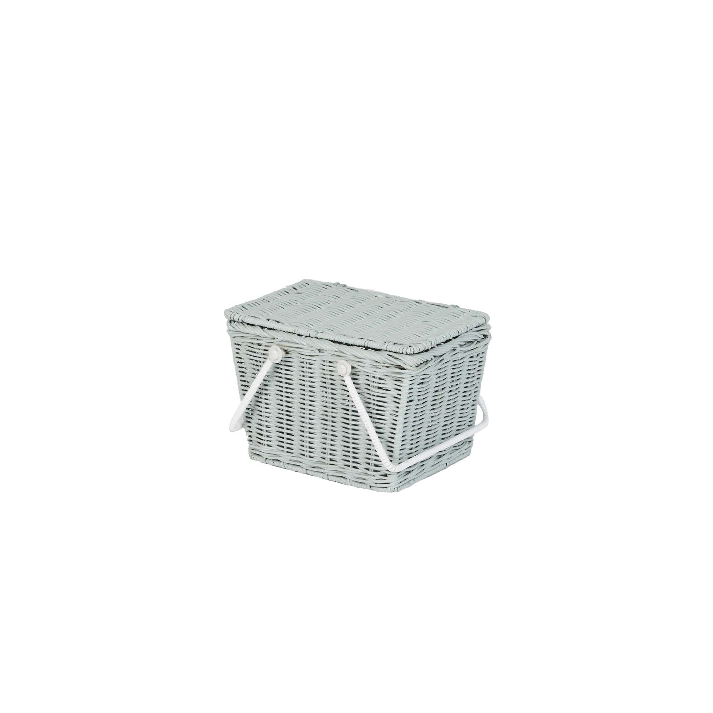 Piki rattan Basket vintage blue