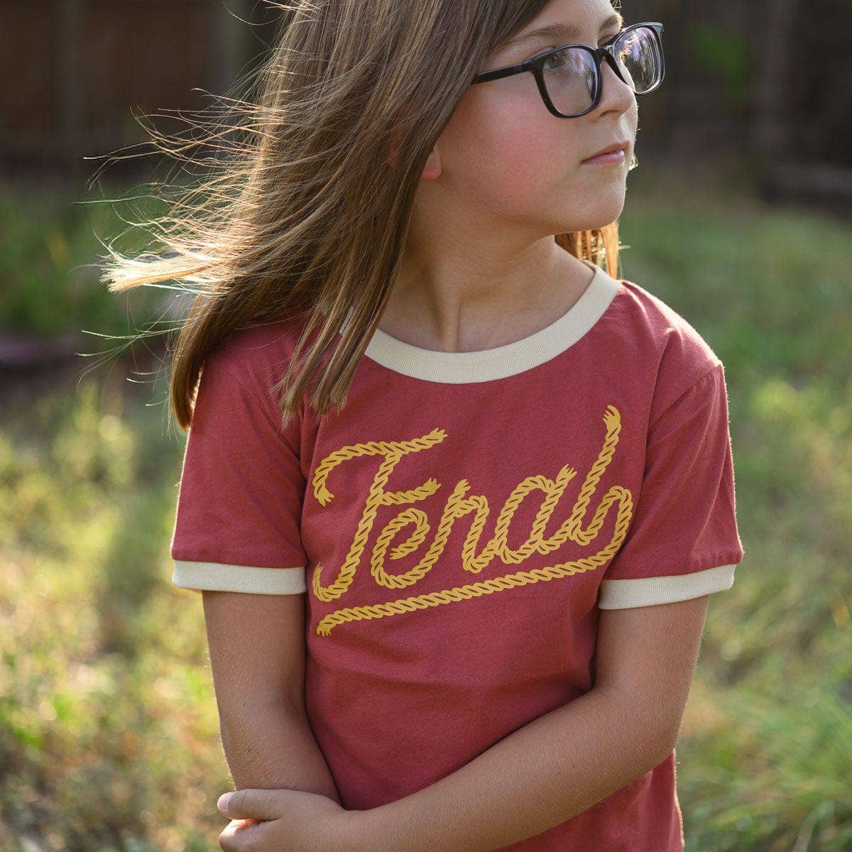 Feral Vintage Ringer | Maroon (Youth)