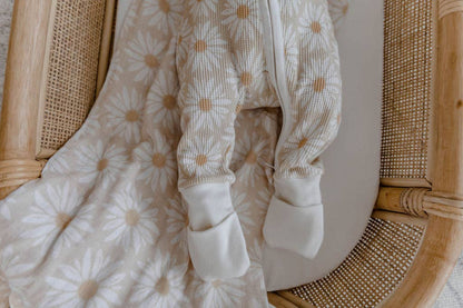 Fleur Waffle Zip Suit