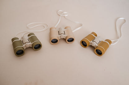 Outdoor adventure mini binoculars _ natural