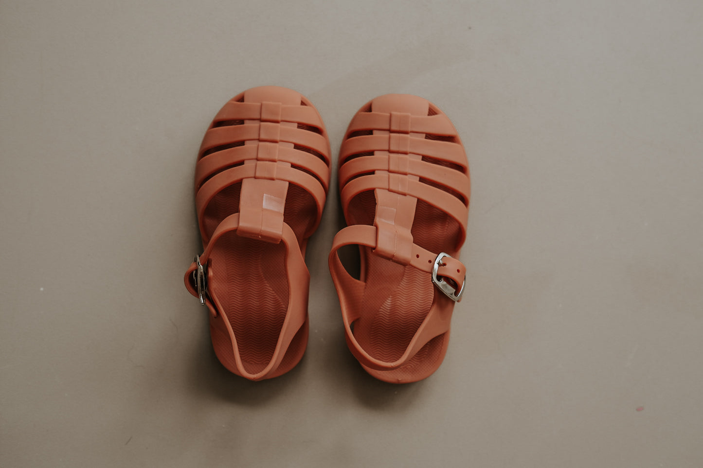 Jelly sandals Terracotta