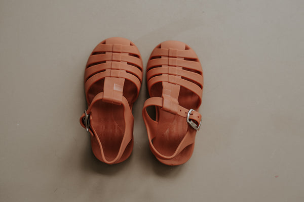 Jelly sandals Terracotta