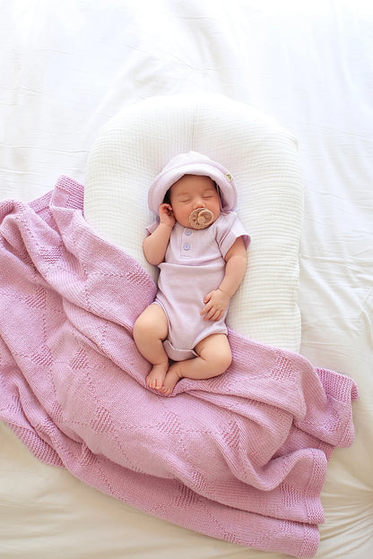 Summer Bodysuit & Sunhat - Lilac