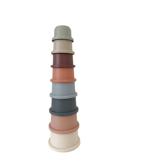 Set of 8 stacking cups