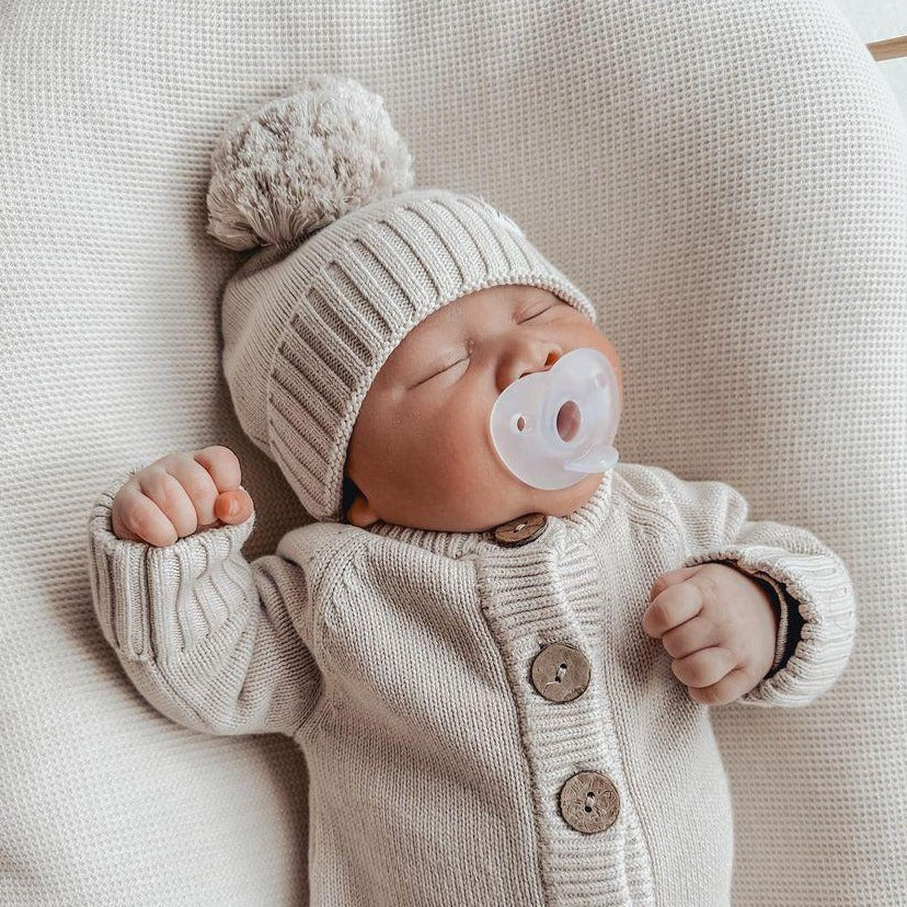 Knitted Beanie - Mushroom