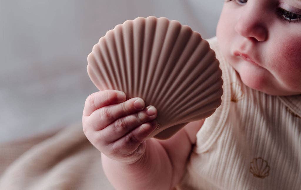 Silicone Teether - Nude Seashell