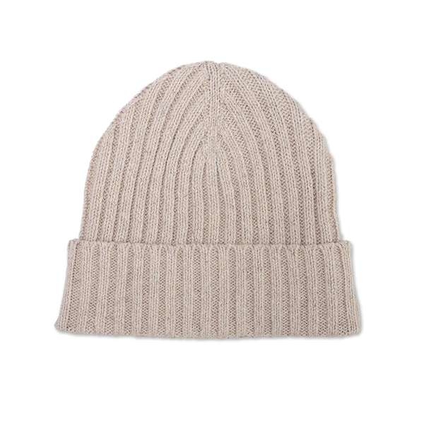 SPECKLED HEMP PIXIE BEANIE - PEBBLE