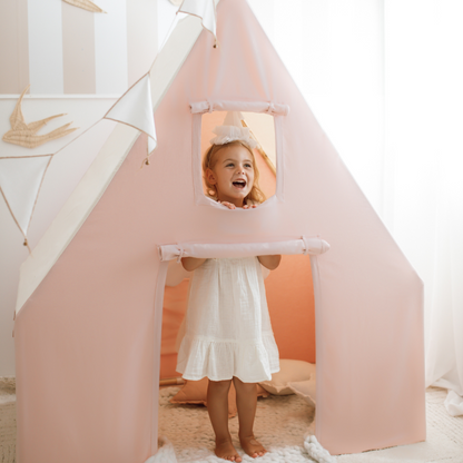 Kids Playhouse Tent - Evening Sun Pink