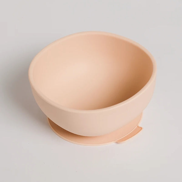 Silicon suction bowl ivory