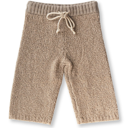 Teddy Boucle Pant - Stone