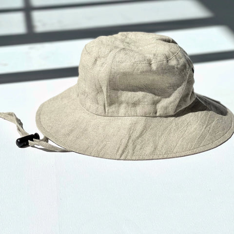 relaxed bucket hat - linen