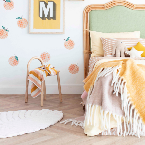 Leaf Cotton Playmat - Oat