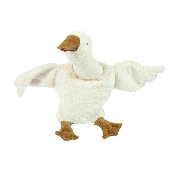Organic Cotton Cuddly Goose White - Large - Monkeynmoo