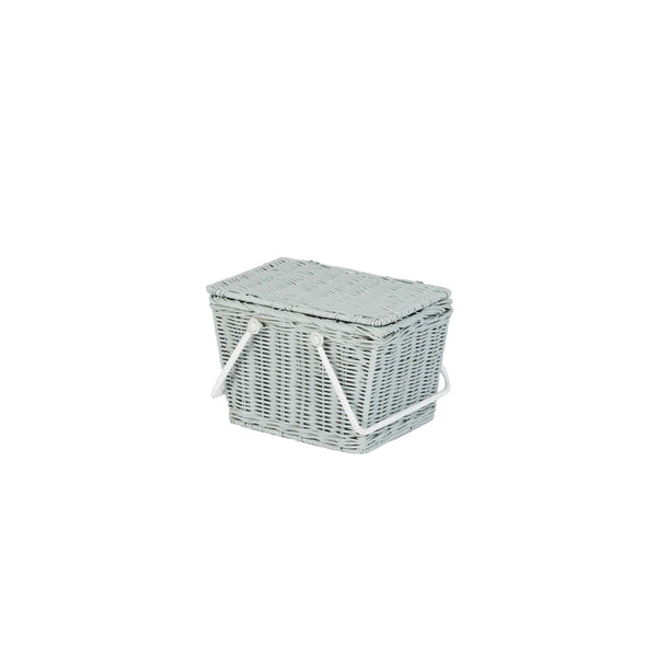 Piki rattan Basket vintage blue