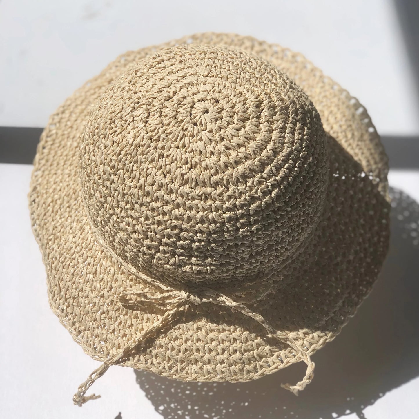 straw hat - light small