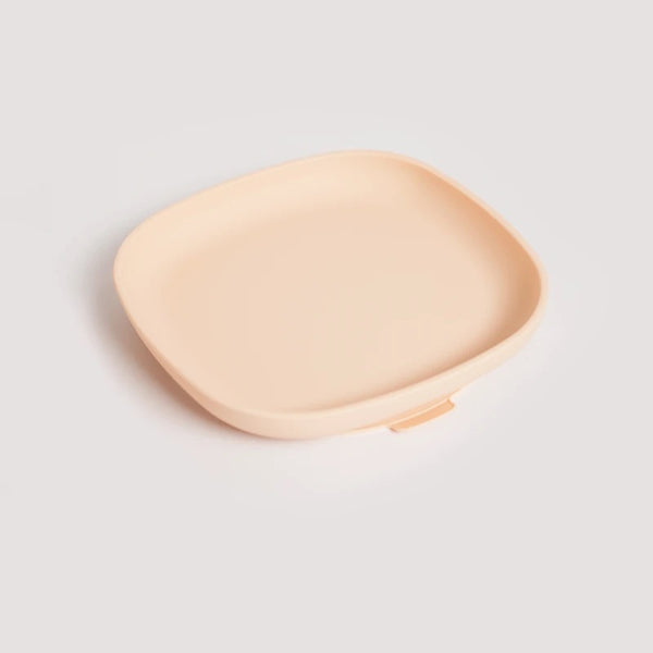 Silicon suction plate - ivory