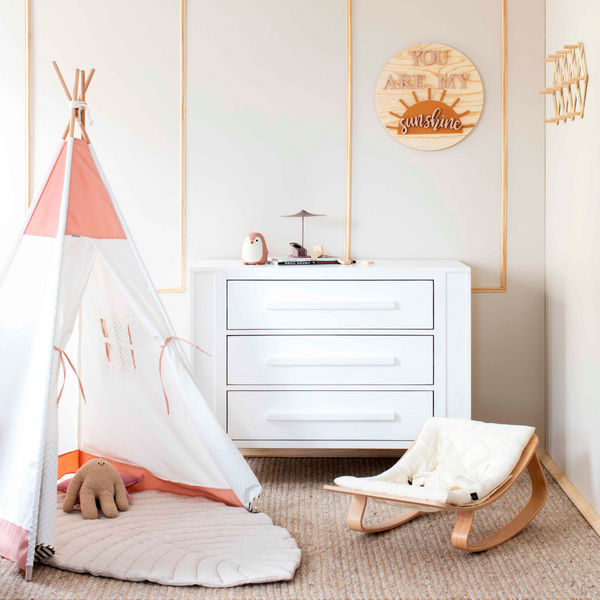 Leaf Cotton Playmat - Oat